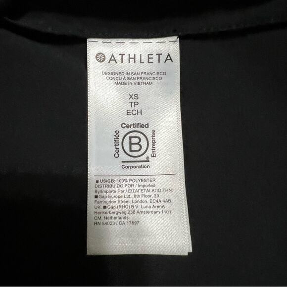 Athleta Black Performance Poplin Dress Size Extra Small XS - Picture 6 of 9